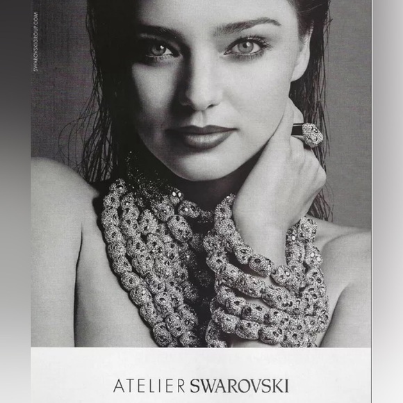 Special edition Atelier Swarovski Extravagant Collar Necklace in dark gray. - Picture 3 of 11